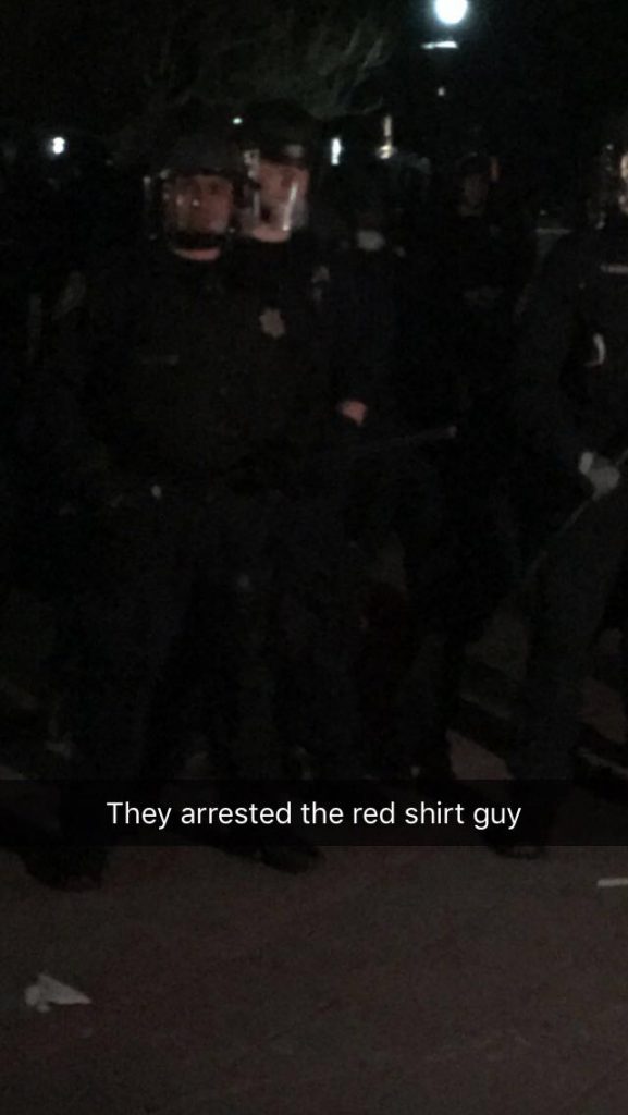 Red Shirt Arrest
