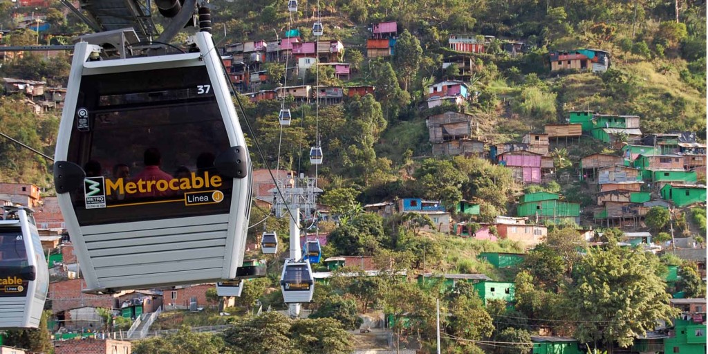 Sustainable transportation systems in Medellín. Taken from archiveglobal.org.