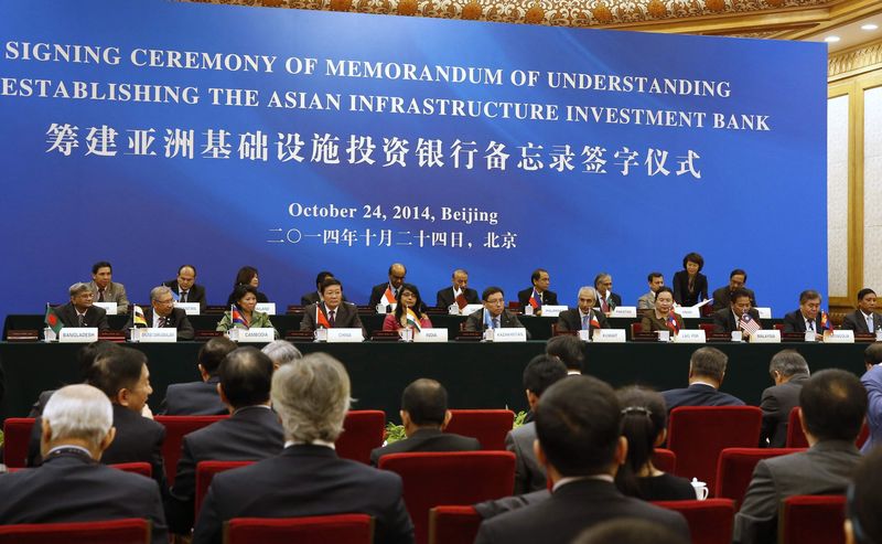 October 24, 2014: 21 countries sign Memorandum of Understanding to establish the AIIB (Takaki Yajima/Pool: Reuters)