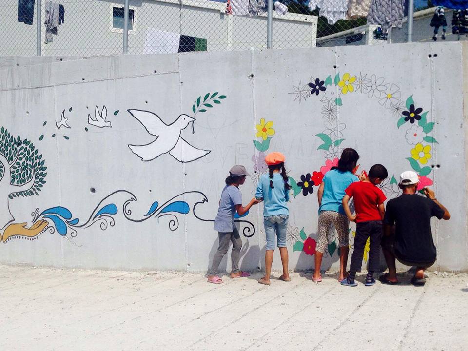 samos volunteers murals
