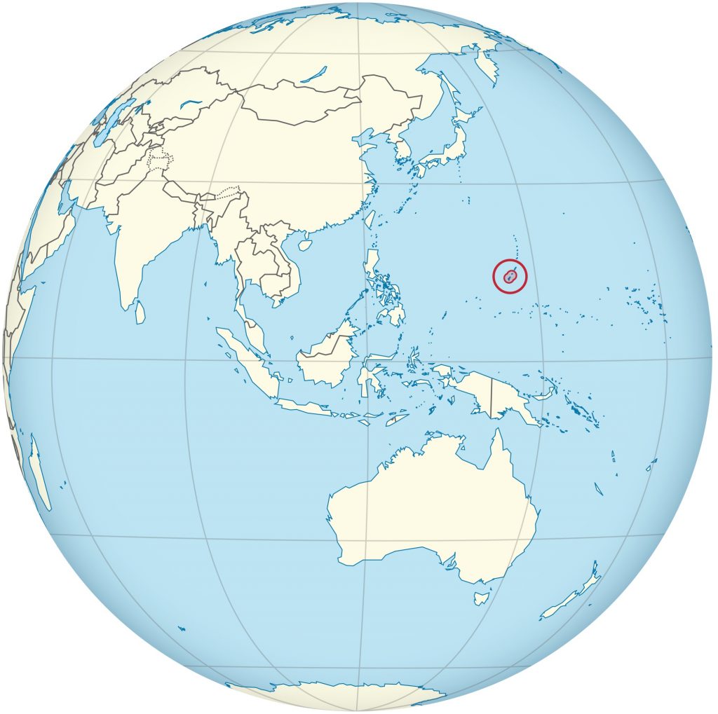 Guam in the world context. Source: Wikimedia Commons
