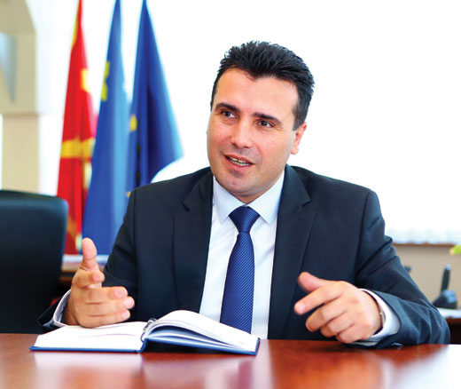 Zoran Zaev, the new socially democratic prime minister of Macedonia. Source: Wikimedia Commons