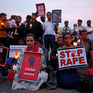 Public protests after the Asifa Bano gang rape case Source: Times of India
