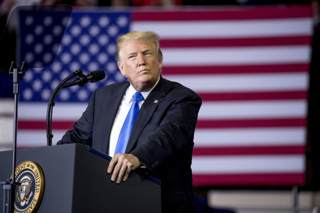 President Trump calling the media 'dishonest'. Source: Andrew Harnik / AP